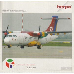 画像: herpa 1/200 ATR-42-300 Danish Air Transport [OY-JRY]