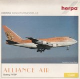 画像: herpa wings 1/400 B747SP Alliance Air [ZS-SPA]
