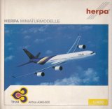 画像: herpa wings 1/400 A340-600 Thai Airways [HS-TNA]