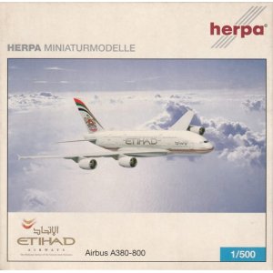 画像: herpa wings 1/500 A380-800 エティハド