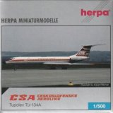 画像: herpa wings 1/500 Tupolev Tu-134A CSA [OK-CFH]