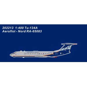 画像: PandaModel  1/400　Aeroflot-Nord    Tu-134A-3    RA-65083    New color