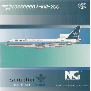画像: NG MODEL　1/400　SAUDIA / サウジアラビア航空/サウディア polished belly L-1011-200 HZ-AHI 