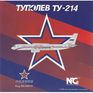 画像: NG MODELS製　1/400　Russia State Transport Company / ロシア航空 Tu-214SR RA-64515