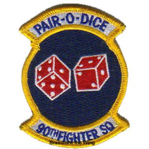 画像: 90FS "Pair-O-Dice" スコードロンパッチ