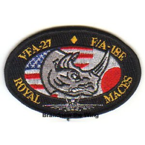 画像: VFA-27 "Royal Maces" 肩パッチ