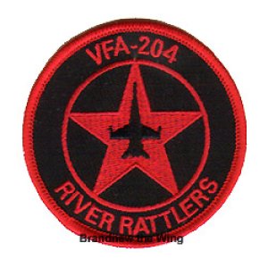 画像: VFA-204 "River Rattlers" 肩丸パッチ