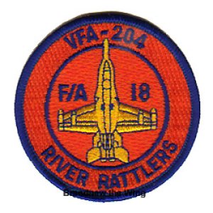 画像: VFA-204 "River Rattlers" 肩丸パッチ