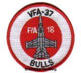 画像: VFA-37 "Bulls" 肩パッチ(赤)