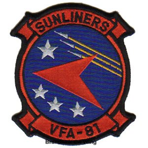画像: VFA-81 "Sunliners" スコードロンパッチ