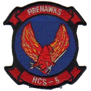 画像: HCS-5 "Firehawks" スコードロンパッチ