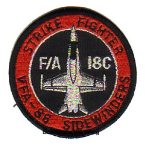 画像: VFA-86 "Sidewinders" 肩丸パッチ