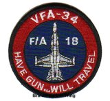 画像: VFA-34 "Blue Blasters" 肩丸パッチ