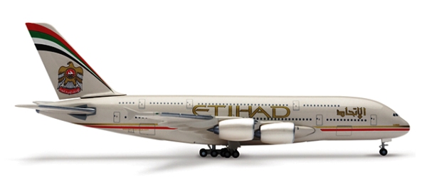 画像2: herpa wings 1/500 A380-800 エティハド