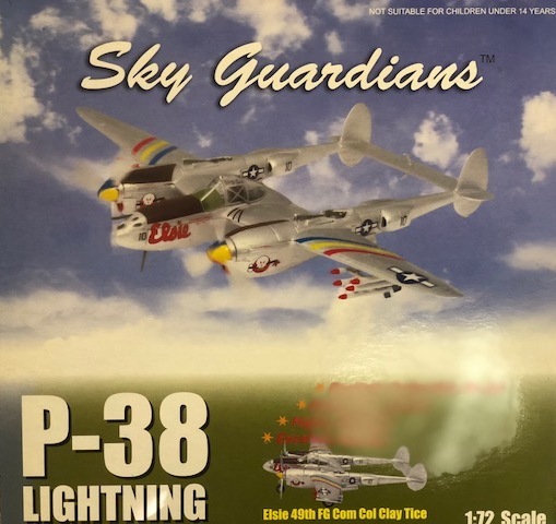 画像1: Witty Wings 1/72 P-38 Lightning "Elsie 49th FG COM Col Clay Tice"