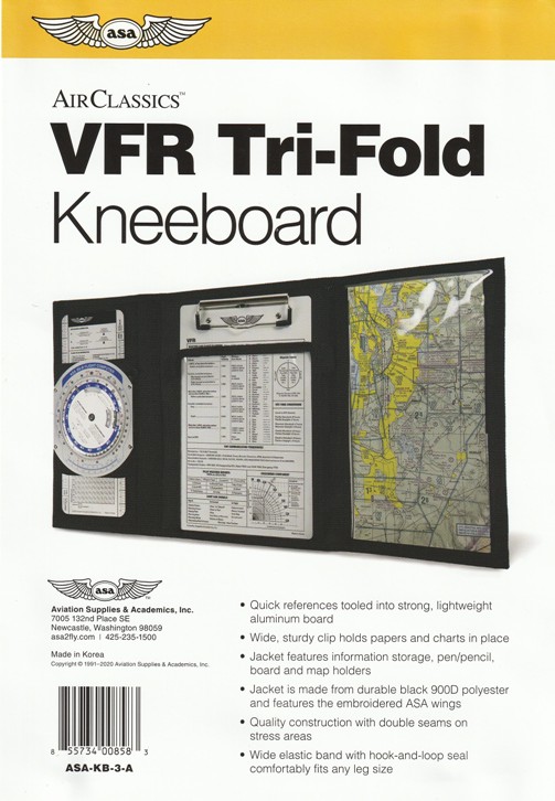 画像3: ASA KB-3 Tri-Fold VFR Kneeboard