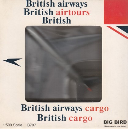 画像1: Big Bird 1/500 B707F　 British cargo [G-ASZG]