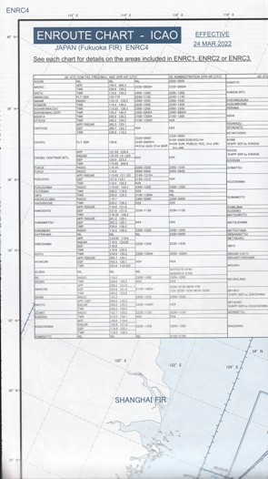 無線航法図 ENRC 2 ・ 4 ２０２３年３月 発行版 - パイロットショップ
