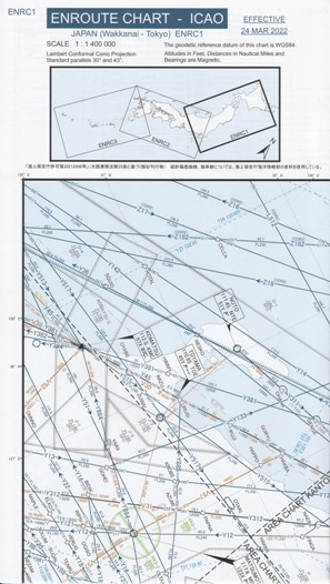 無線航法図　ENRC 1 ・ 3　２０２３年３月　発行版