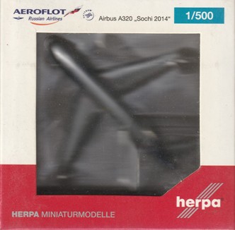 画像1: herpa wings 1/500 A320 Aeroflot "Sochi 2014" [VP-BZP]