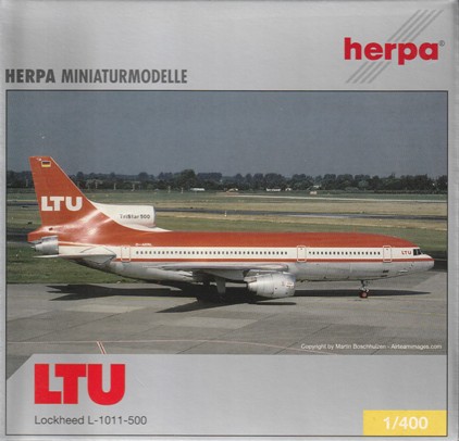 画像1: herpa wings 1/400 L-1011-500 LTU  [D-AERT]