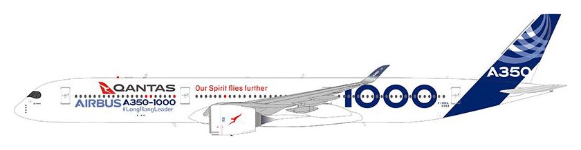 画像2: Aviation 400製 1/400　QANTAS / AIRBUS A350-1000 [F-WMIL]