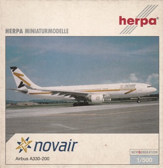 画像1: herpa wings 1/500 A330-200 Novair [SE-RBG]