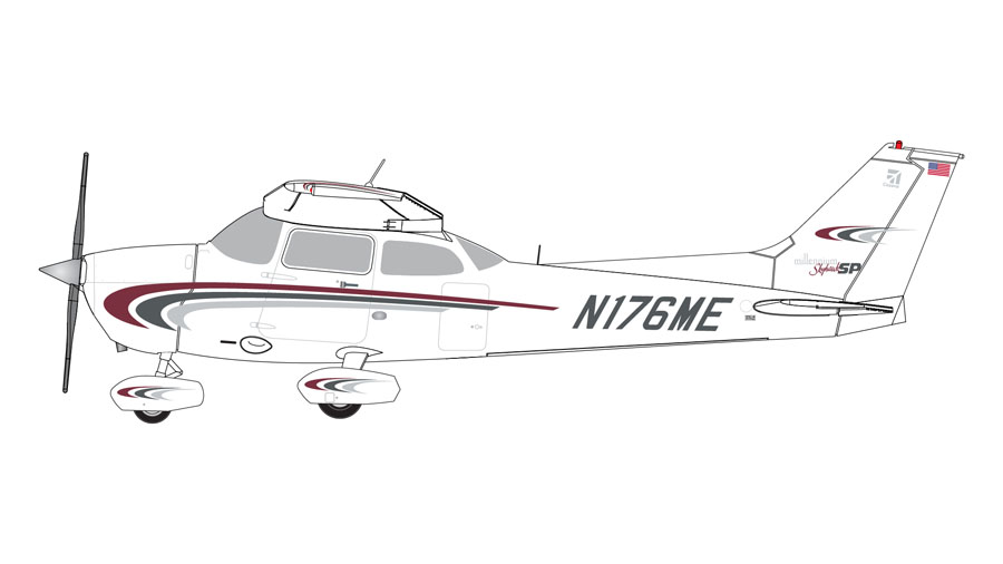 画像2: General aviation 1/72　Cessna 172S Skyhawk SP Sporty's Academy Sporty's Pilot Shop [N176ME] 