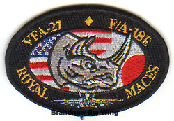 画像1: VFA-27 "Royal Maces" 肩パッチ