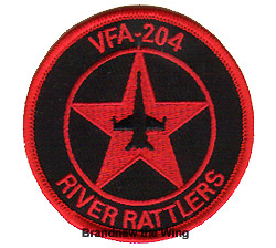 画像1: VFA-204 "River Rattlers" 肩丸パッチ