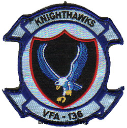 画像1: VFA-136 "KnightHawks" スコードロンパッチ